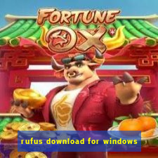 rufus download for windows